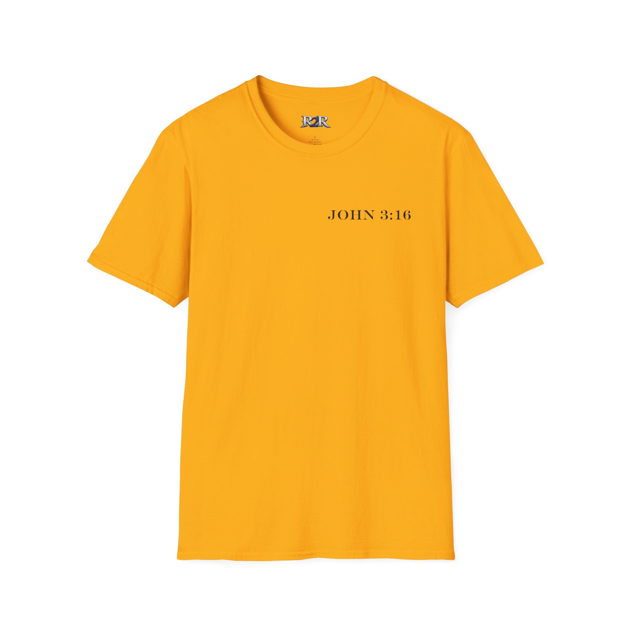 John 3:16 Cross T-Shirt — Christian Faith Bible Verse Tee