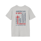 American by Birth Red Softstyle T-Shirt