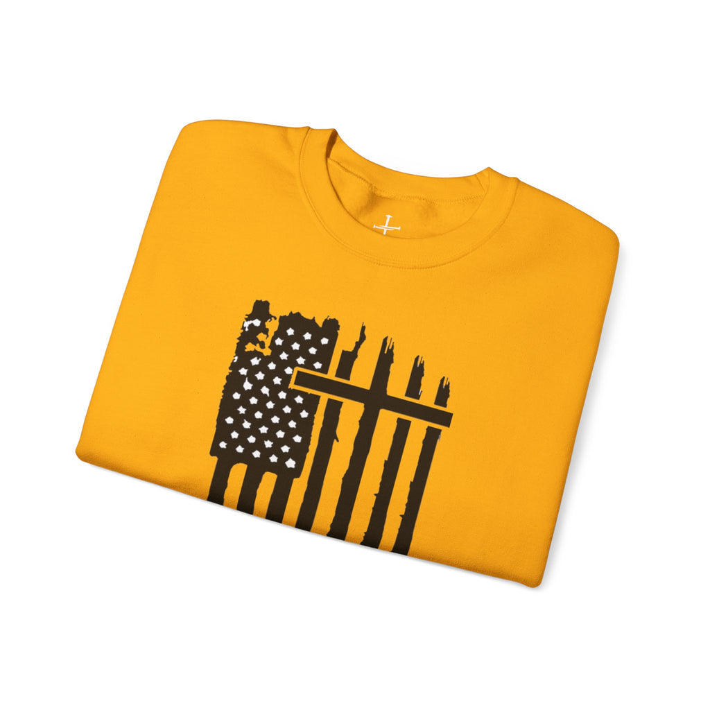 Patriotic Distressed Sweatshirt