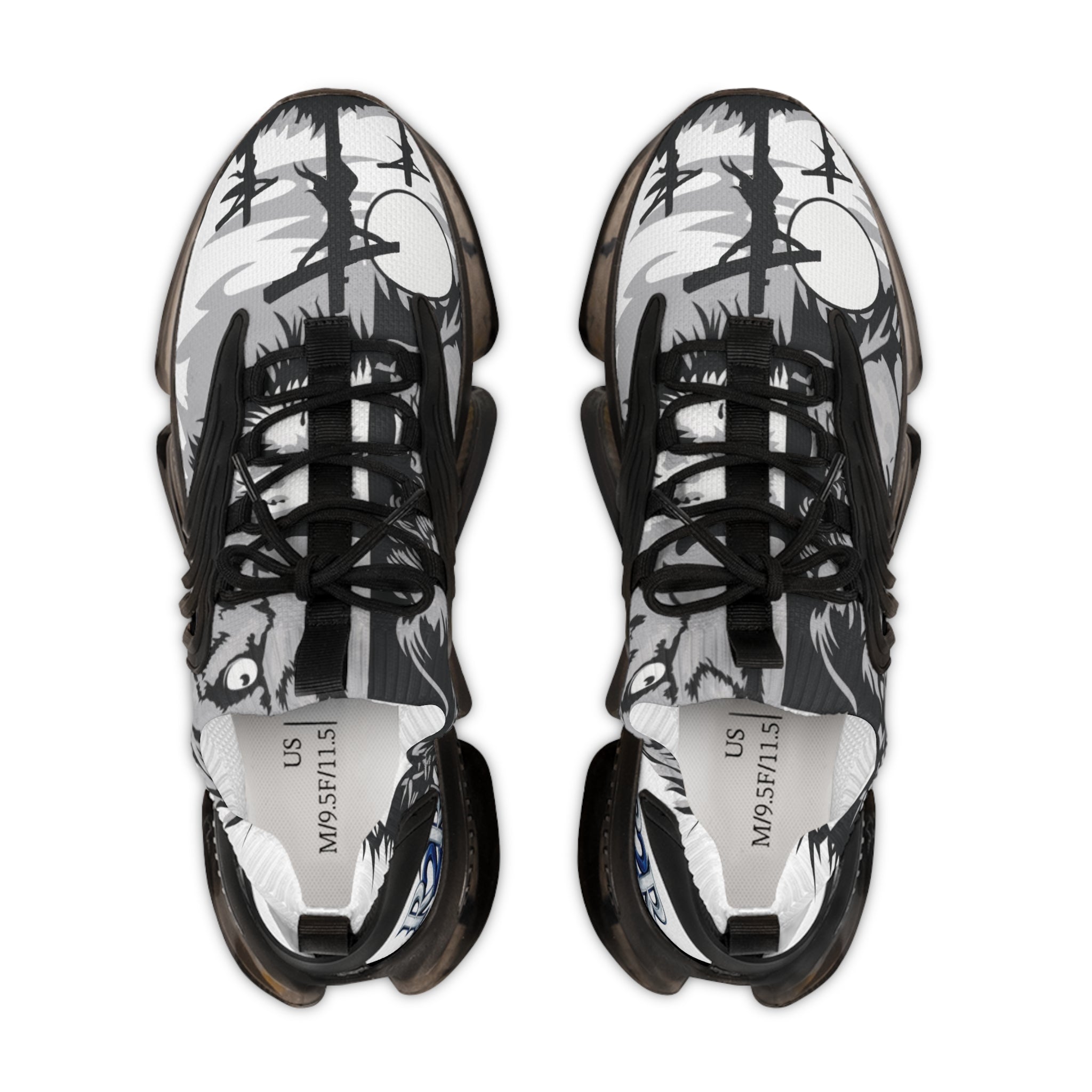 Men's Mesh Sneakers Lion Jesus Design