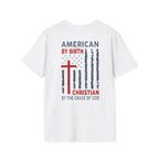 American by Birth Red Softstyle T-Shirt