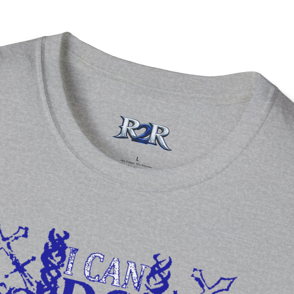 Christian Cross T-Shirt – "I Can Do All Things Through Christ" Inspirational Tee