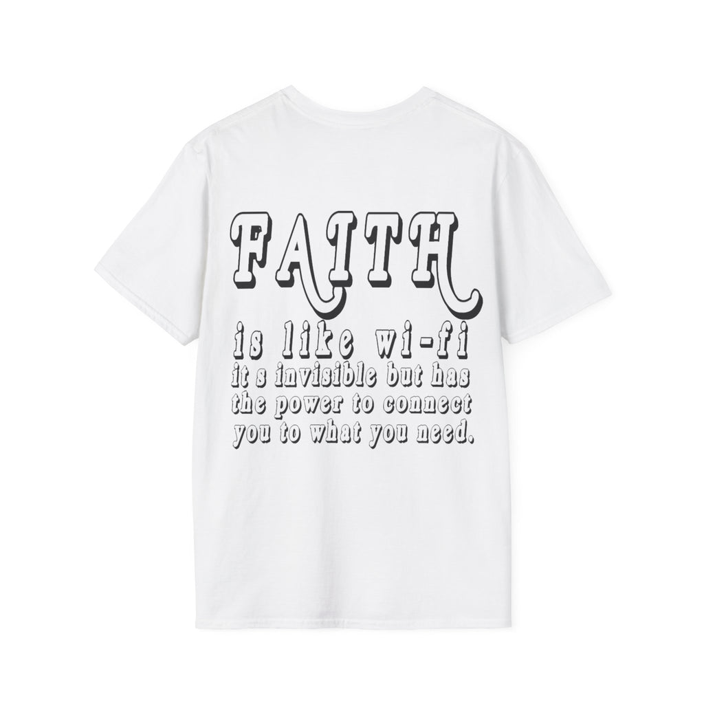 Faith is Like Wi‑Fi T‑Shirt — Inspirational Faith Quote Tee