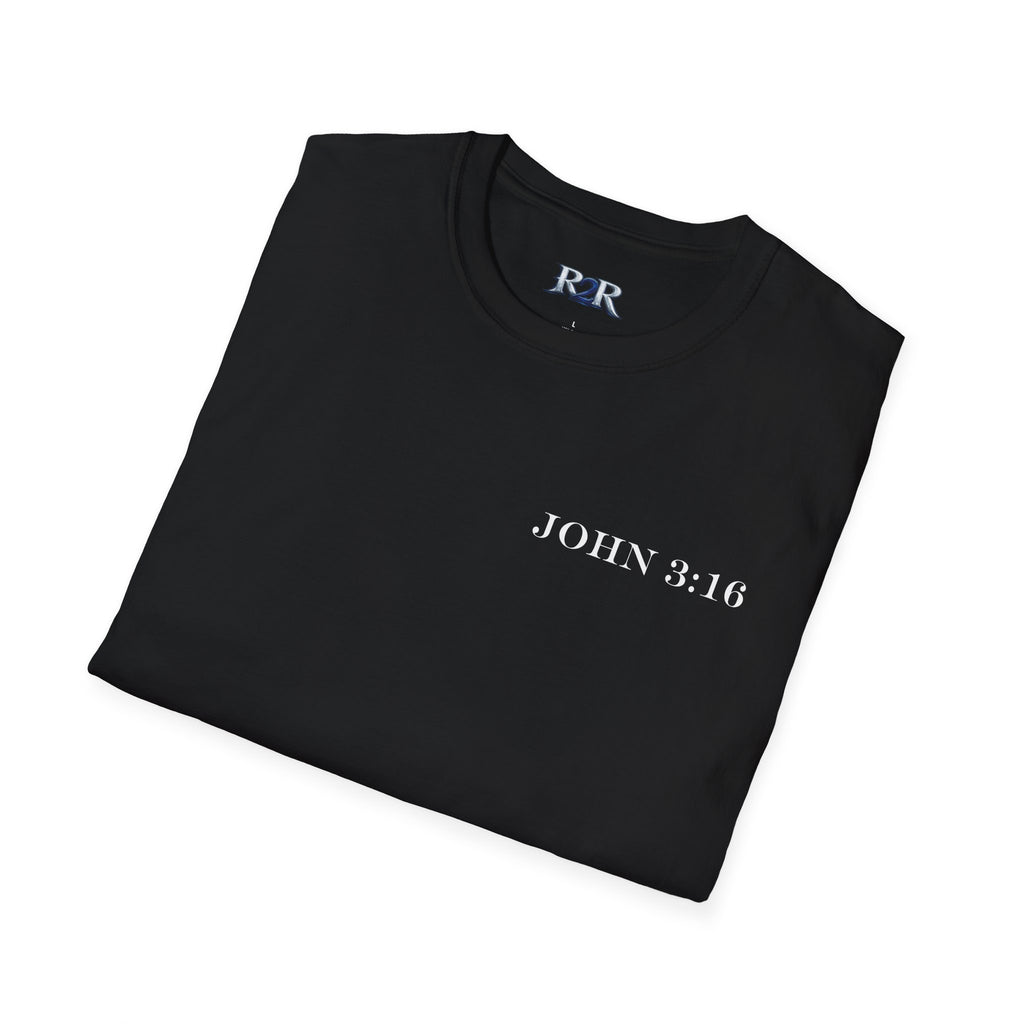 John 3:16 Cross T-Shirt — Christian Faith Bible Verse Tee