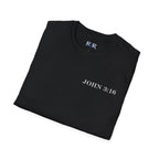 John 3:16 Cross T-Shirt — Christian Faith Bible Verse Tee