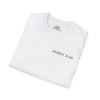 John 3:16 Cross T-Shirt — Christian Faith Bible Verse Tee