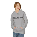Faith Over Fear Hoodie — Psalms 118:6 Inspirational Christian Pullover