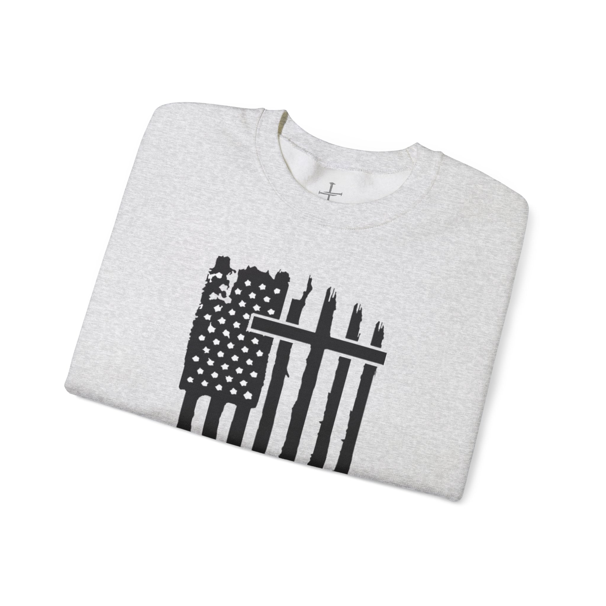 Patriotic Distressed Sweatshirt