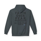 Faith Over Fear Hoodie — Psalms 118:6 Inspirational Christian Pullover