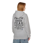 Faith Over Fear Hoodie — Psalms 118:6 Inspirational Christian Pullover