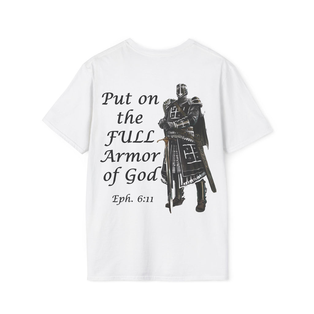 Armor of God T-Shirt — 'Put on the FULL Armor of God' Christian Faith Tee