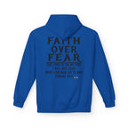 Faith Over Fear Hoodie — Psalms 118:6 Inspirational Christian Pullover