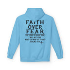 Faith Over Fear Hoodie — Psalms 118:6 Inspirational Christian Pullover