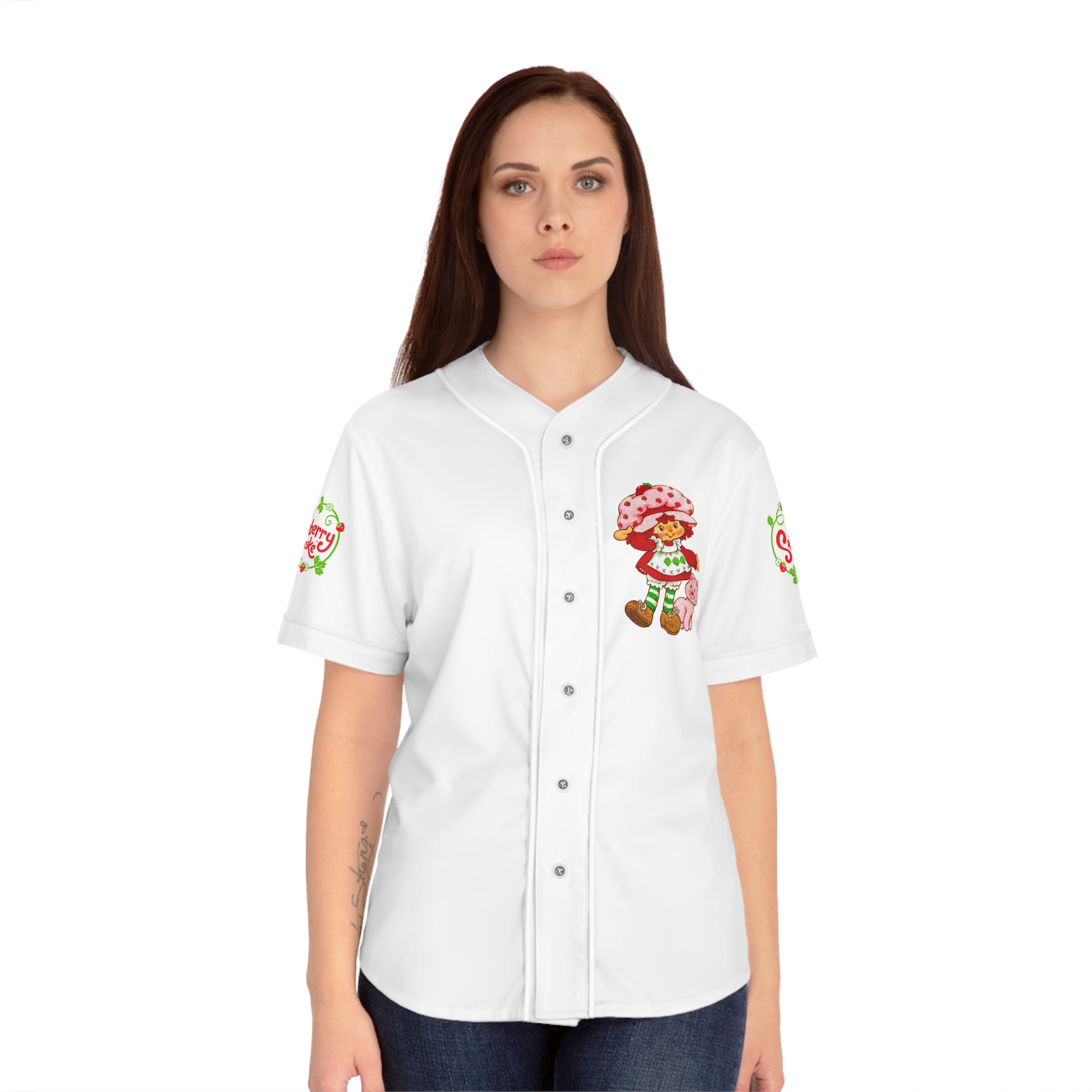 Strawberry Shortcake Women's Baseball Jersey
