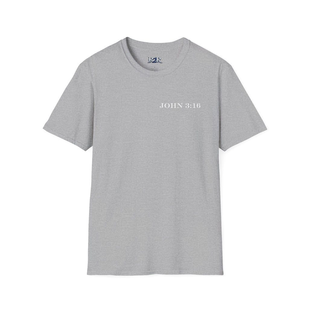 John 3:16 Cross T-Shirt — Christian Faith Bible Verse Tee