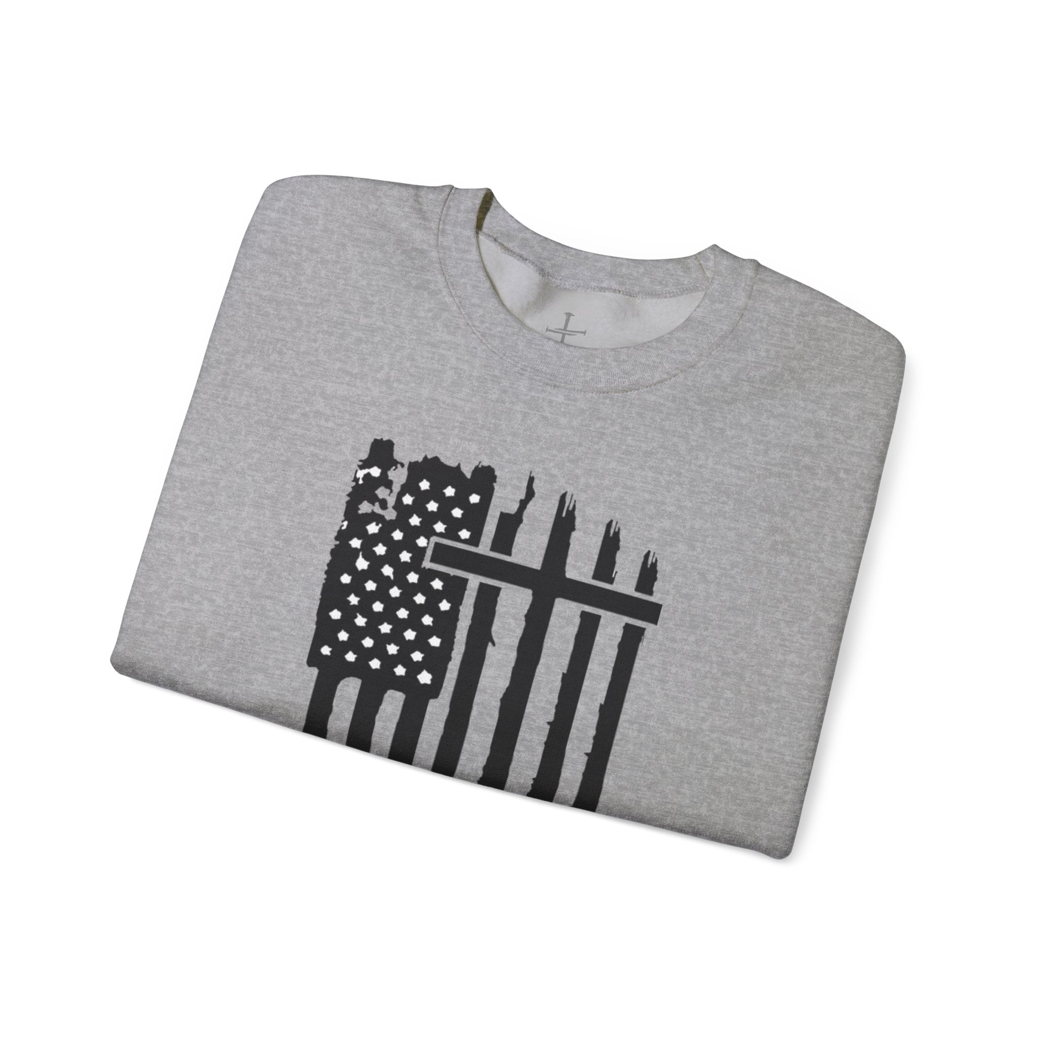 Patriotic Distressed Sweatshirt