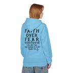 Faith Over Fear Hoodie — Psalms 118:6 Inspirational Christian Pullover