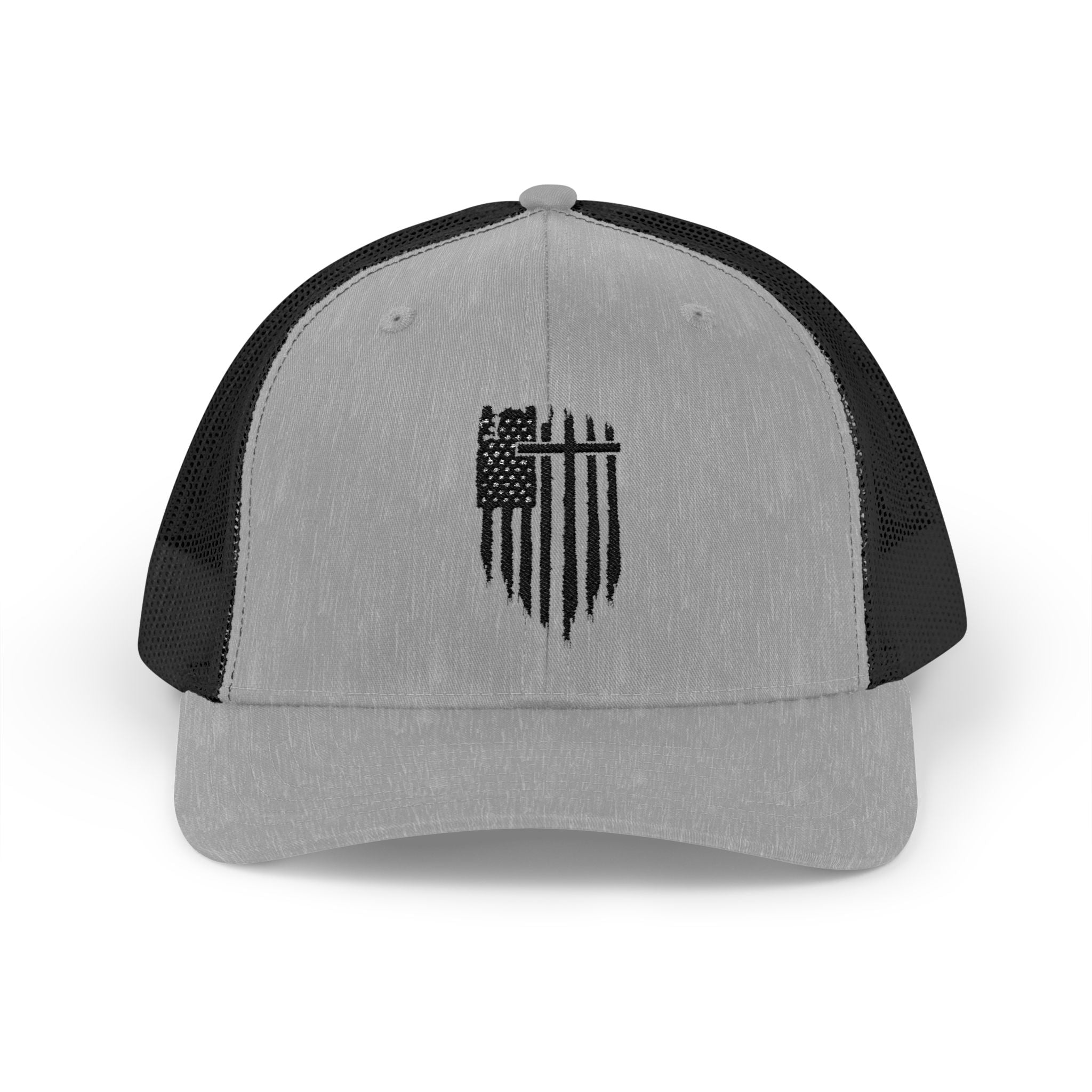 Snapback Cap Cross American Flag