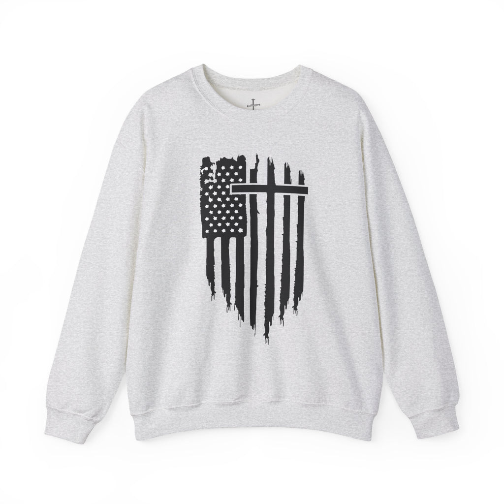 Patriotic Distressed Sweatshirt