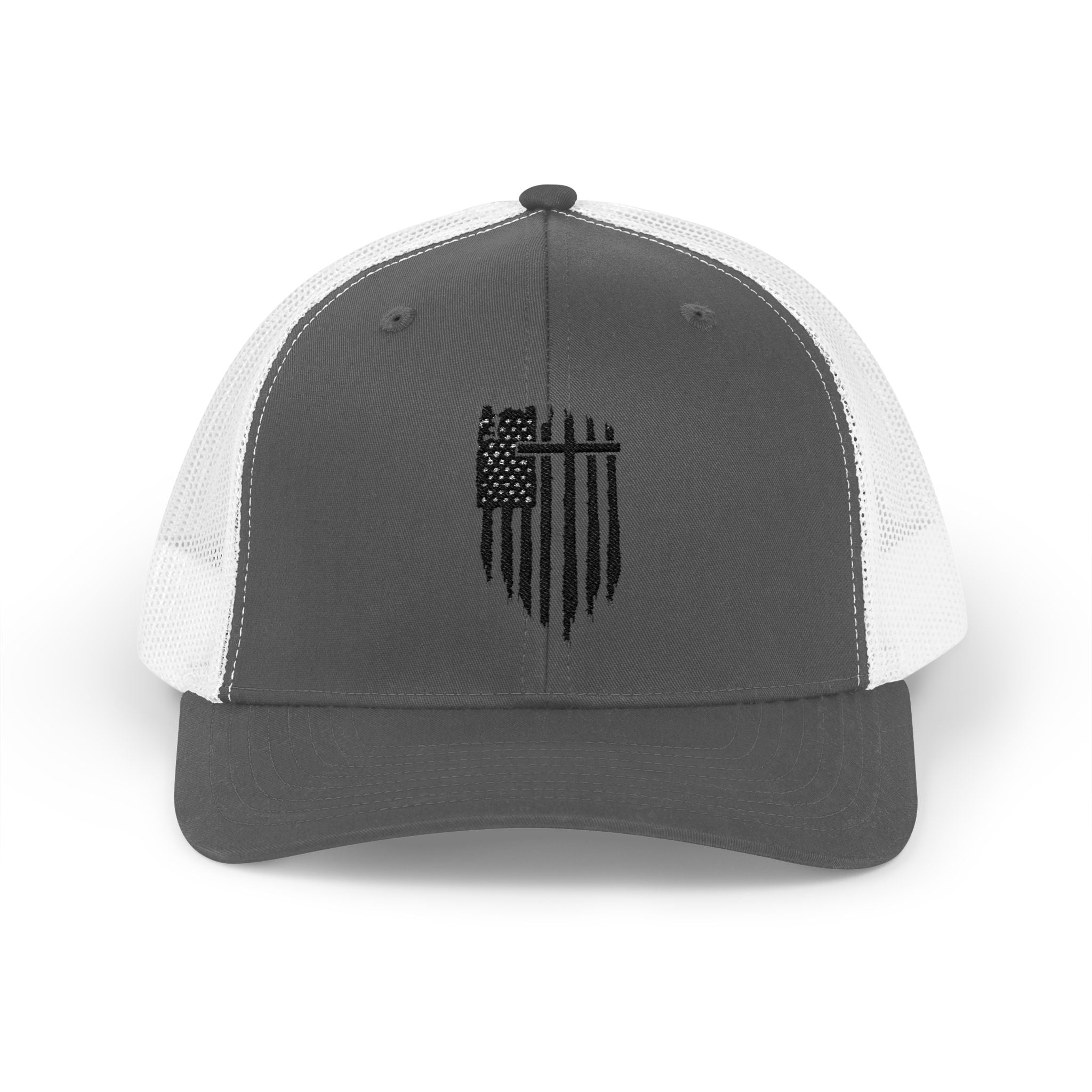 Snapback Cap Cross American Flag
