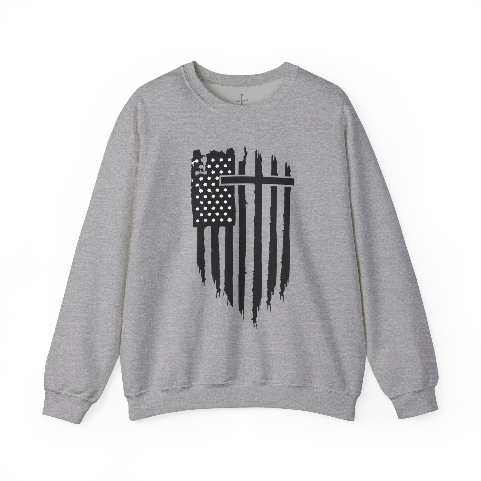 Patriotic Distressed Sweatshirt