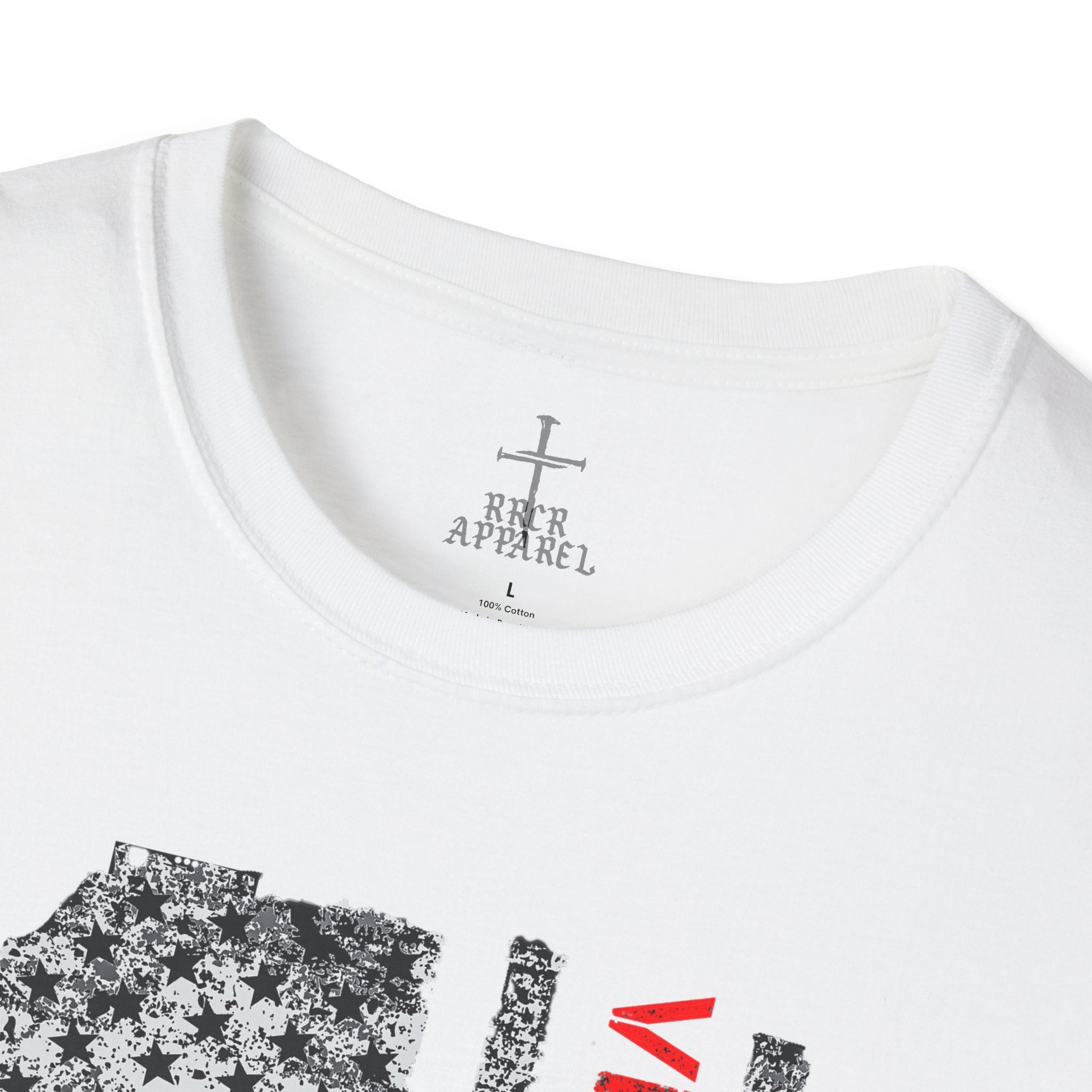 Veteran Tribute Unisex Softstyle T-Shirt - Patriotic Design